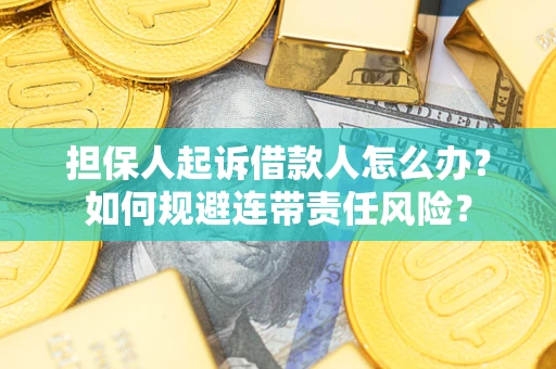 北京担保人起诉借款人怎么办？如何规避连带责任风险？